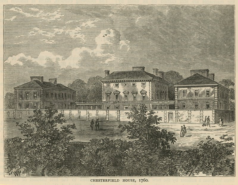 Chesterfield House, 1760 da English School