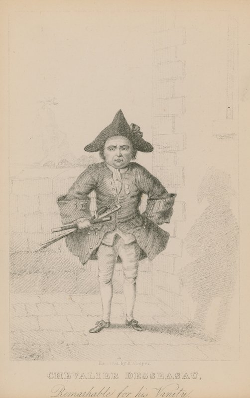 Cavaliere Desseasau, notevole per la sua vanità da English School