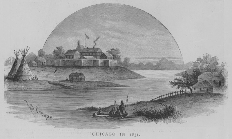Chicago nel 1831 da English School