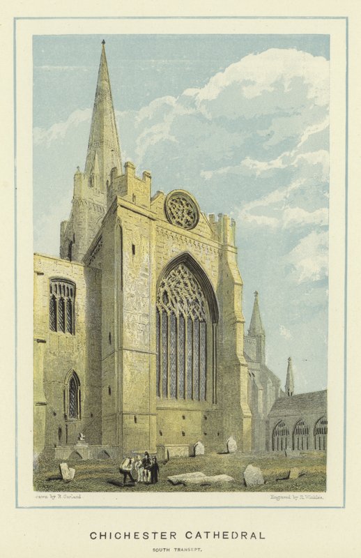 Cattedrale di Chichester, transetto sud da English School