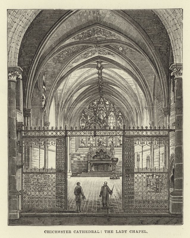 Cattedrale di Chichester, la Cappella della Madonna da English School