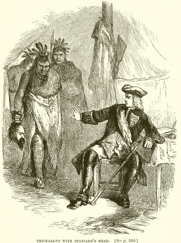 Chickasaw con testa di spagnolo da English School