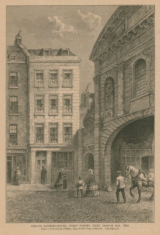 Childs Banking House in Fleet Street da English School