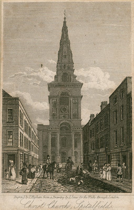 Chiesa di Cristo, Spitalfields, Londra da English School