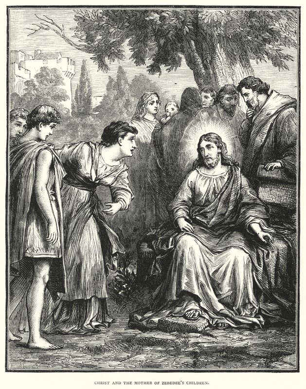 Cristo e la Madre dei Figli di Zebedeo da English School