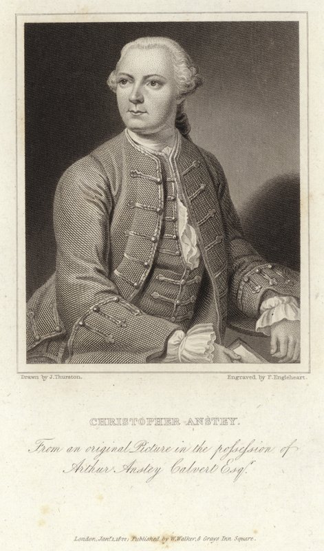 Christopher Anstey - Scrittore e poeta inglese (1724-1805) da English School