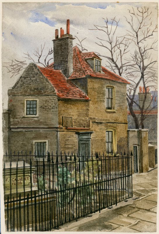 Cottage della Chiesa, Passaggio della Chiesa, Cimitero di Santa Maria, Islington da English School