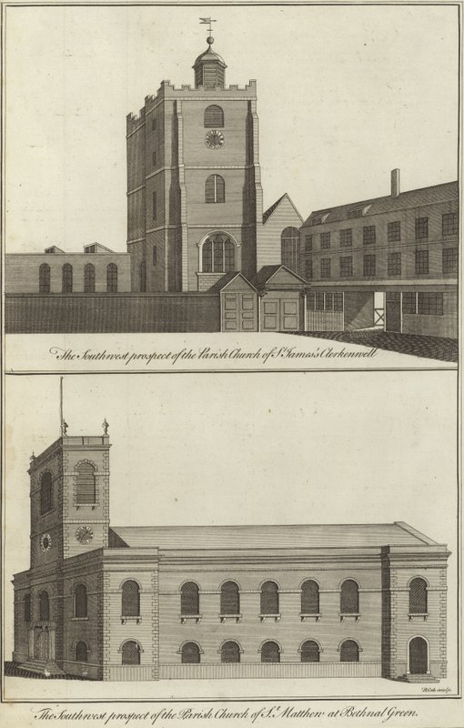 Chiesa di St James, Clerkenwell e Chiesa di St Matthew, Bethnal Green da English School