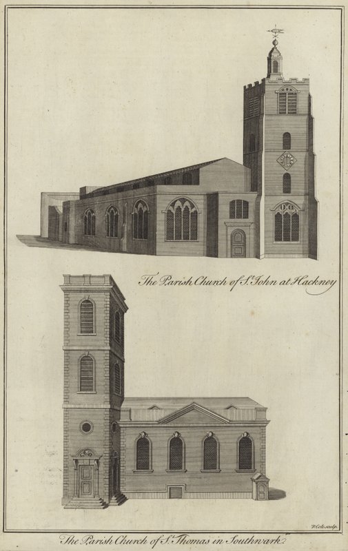 Chiesa di St John, Hackney e Chiesa di St Thomas, Southwark da English School