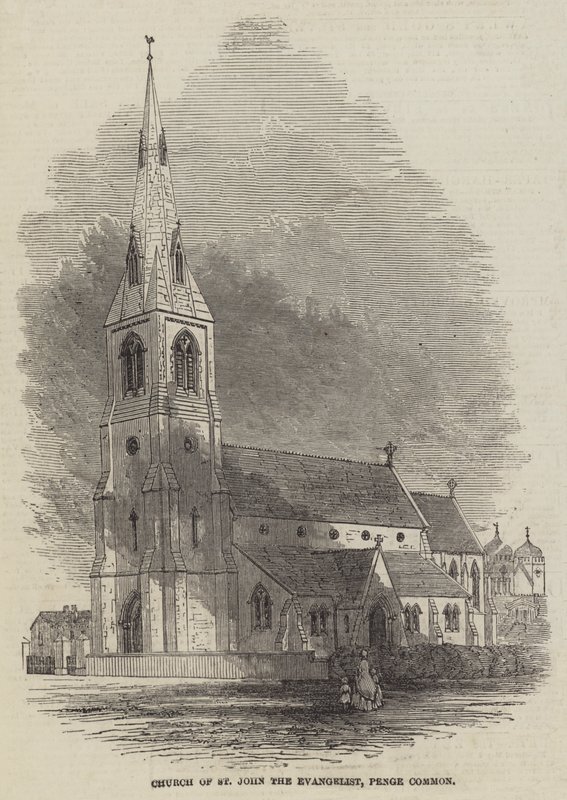 Chiesa di San Giovanni Evangelista, Penge Common da English School