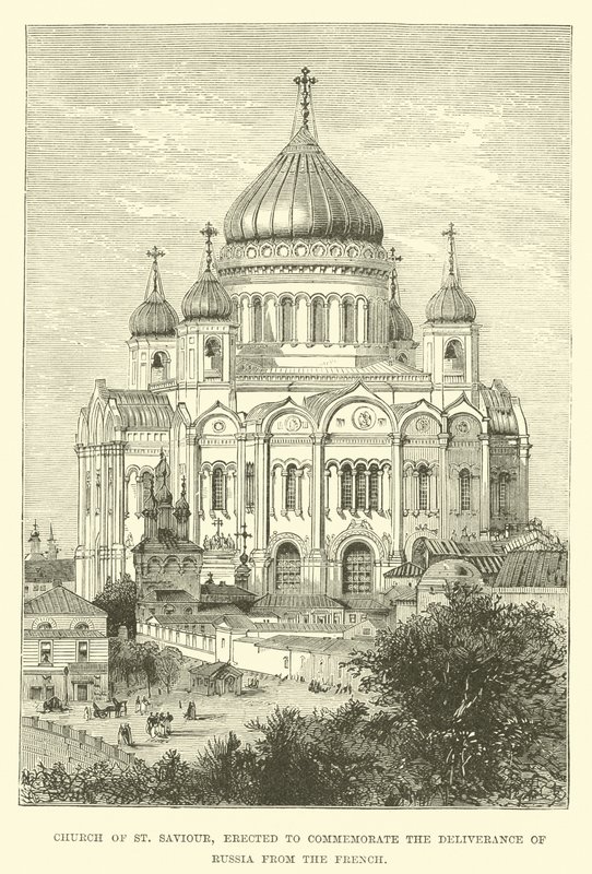 Chiesa del Salvatore, eretta per commemorare la liberazione della Russia dai francesi da English School
