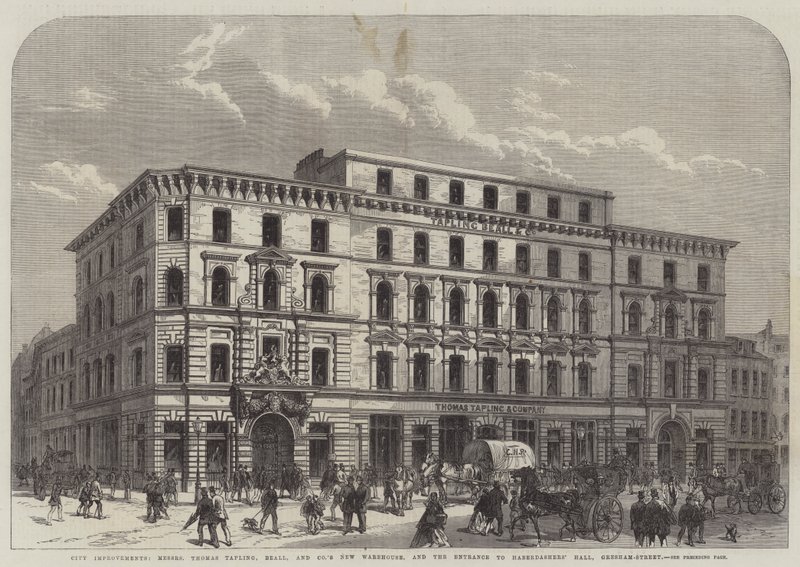 Miglioramenti della Città, il Nuovo Magazzino di Messers Thomas Tapling, Beall, e Compagnia, e l