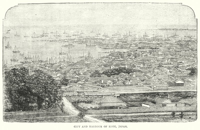 Città e Porto di Kobe, Giappone da English School