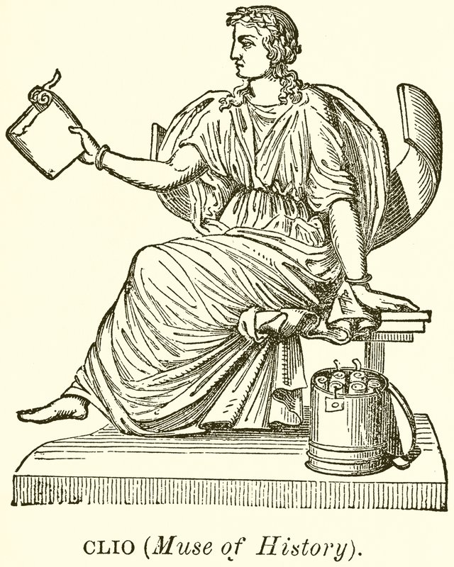 Clio (Musa della Storia) da English School