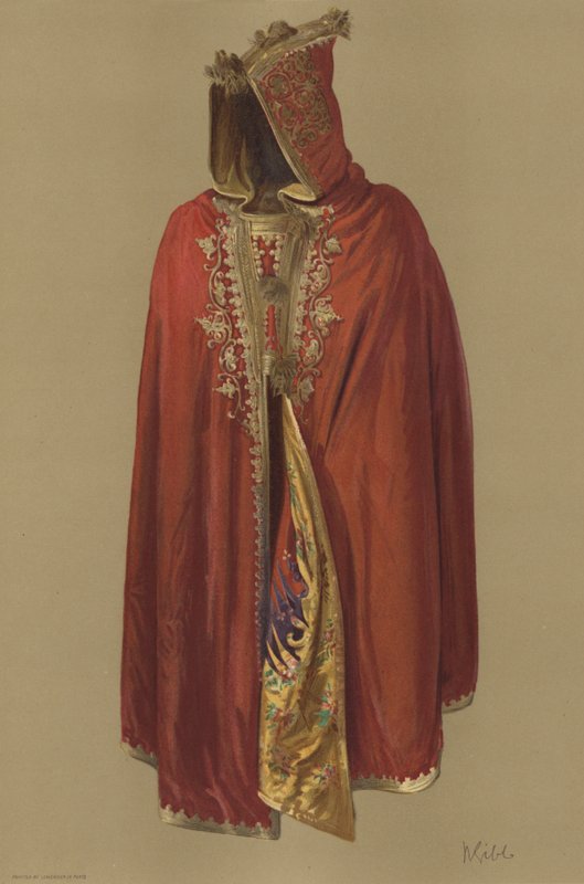 Mantello di Napoleone I (cromolitografia) da English School
