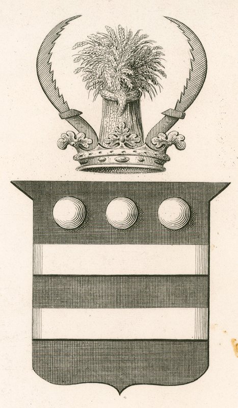 Stemma di Sir Edward Hungerford da English School