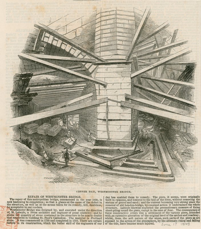 Cassaforma, Ponte di Westminster da English School