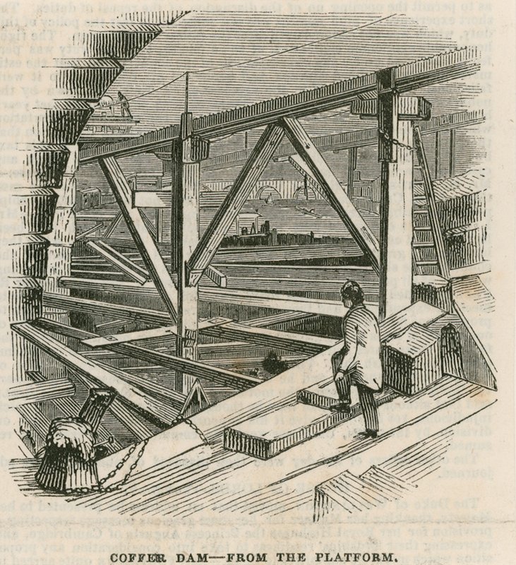 Cassaforma, Ponte di Westminster, dalla piattaforma da English School