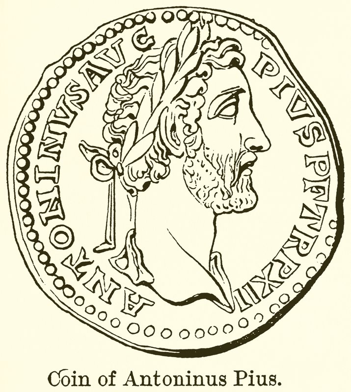 Moneta di Antonino Pio da English School