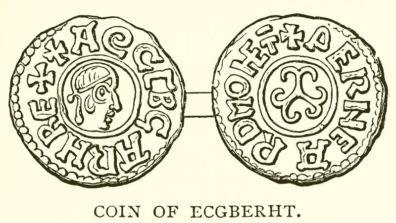Moneta di Ecgberht da English School
