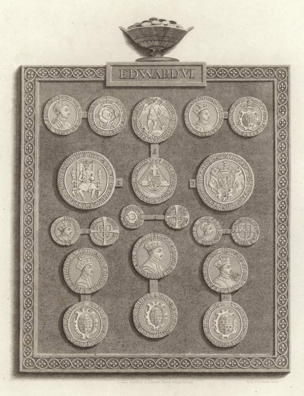 Monete di Edoardo VI da English School