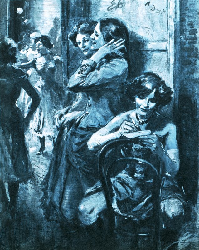 Colette scrive mentre aspetta di salire sul palco da English School