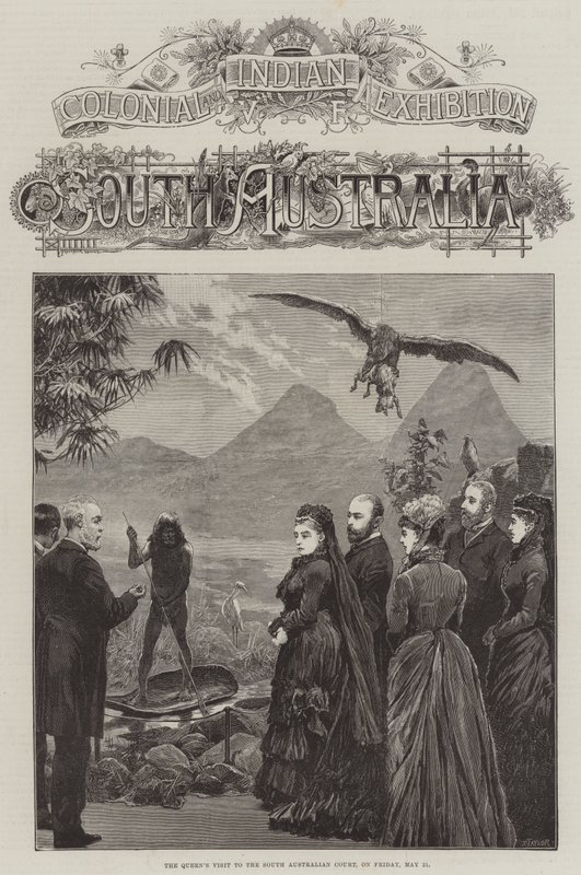 Mostra Coloniale e Indiana, Australia Meridionale, la visita della Regina alla Corte dell