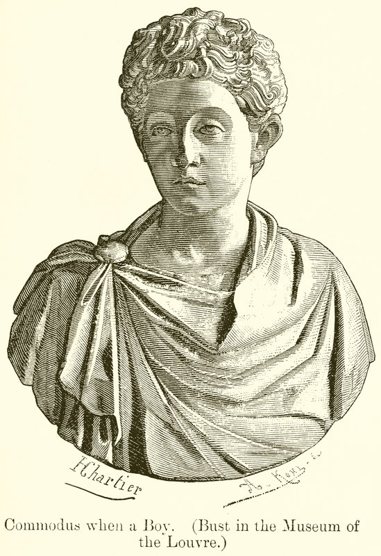 Commodo da ragazzo (Busto nel Museo del Louvre) da English School