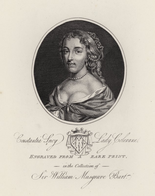 Constantia Lucy, Lady Colerane da English School