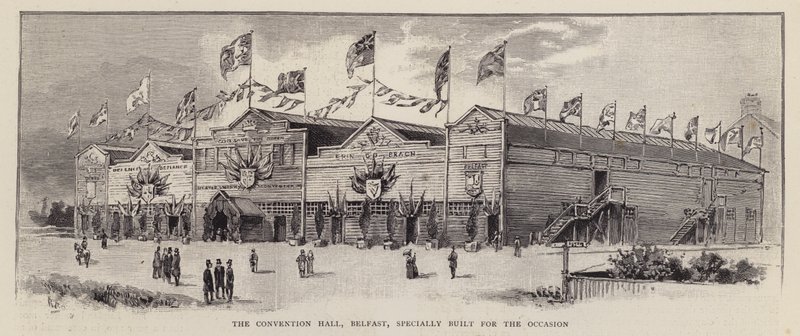 Convention Hall, Belfast, costruito per la Convenzione Unionista dell