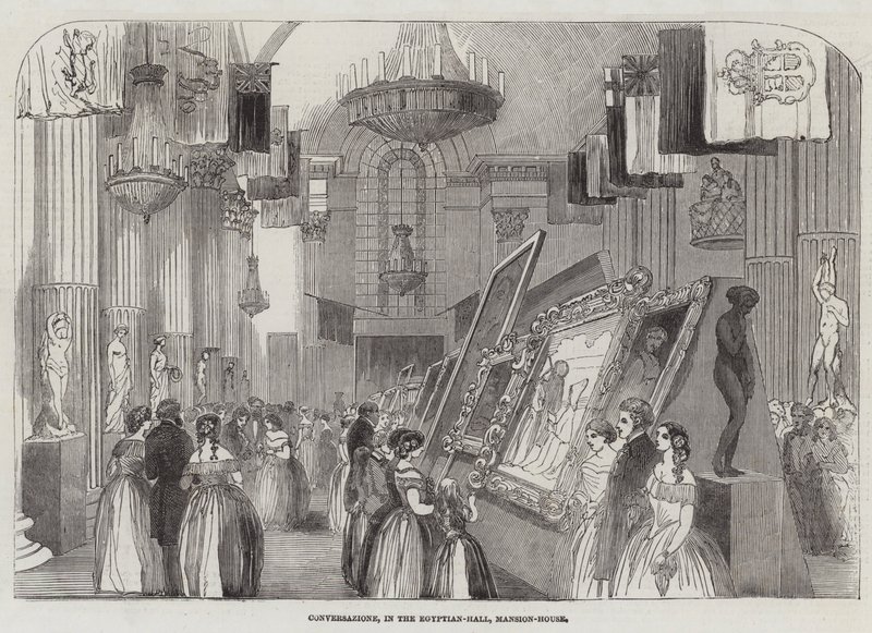 Conversazione, nella Sala Egiziana, Mansion House da English School