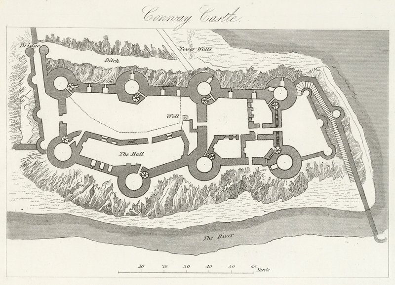Castello di Conway da English School