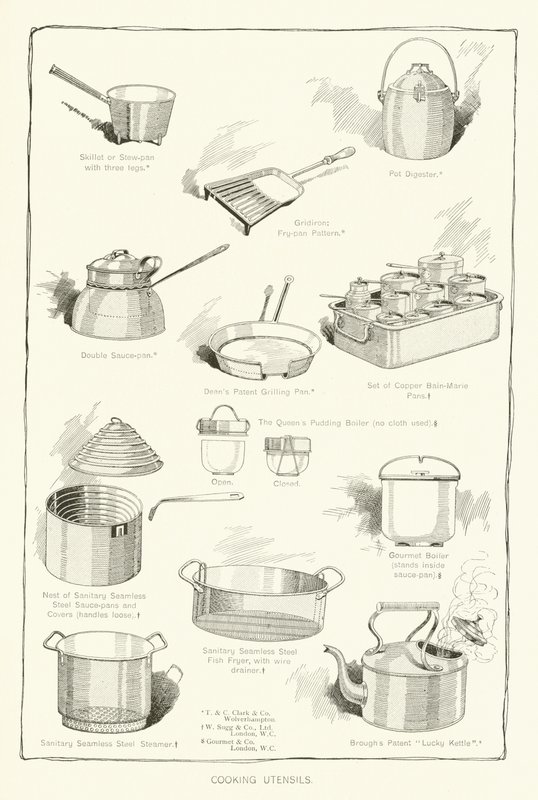 Utensili da cucina da English School