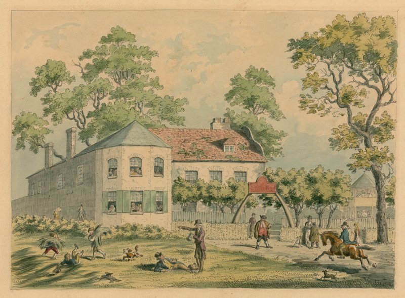 Copenhagen House, Londra; acquerello originale di F W Pailthorpe da English School