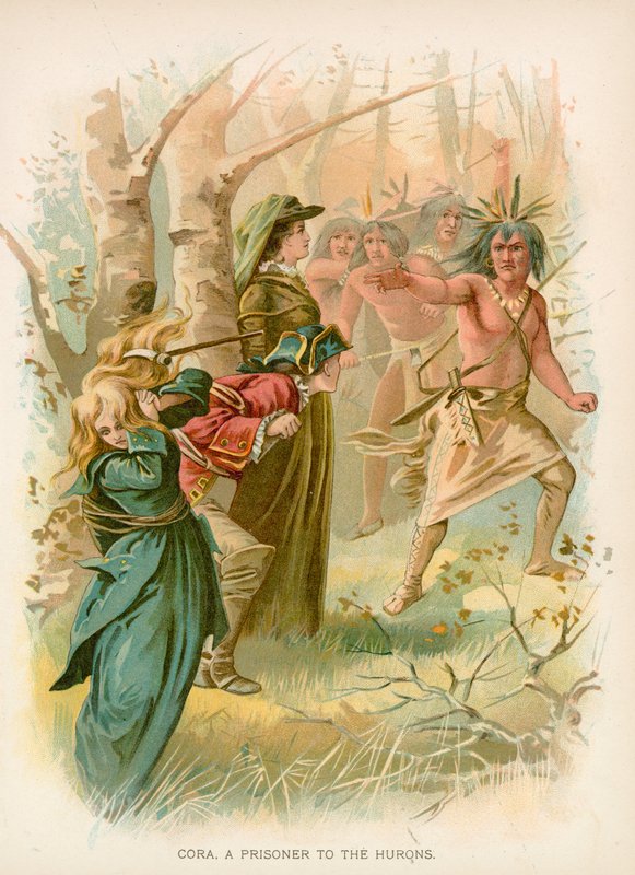 Cora, prigioniera degli Uroni da English School