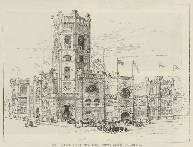 Palazzo di Mais, Sioux City, Iowa, Stati Uniti d