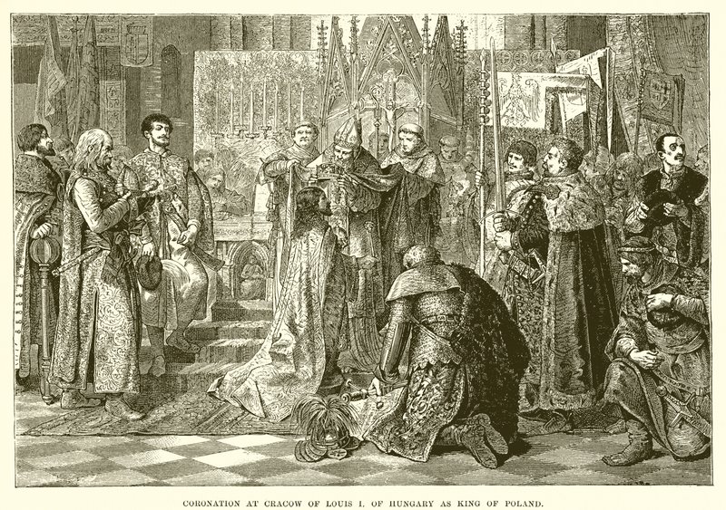 Incoronazione a Cracovia di Luigi I d