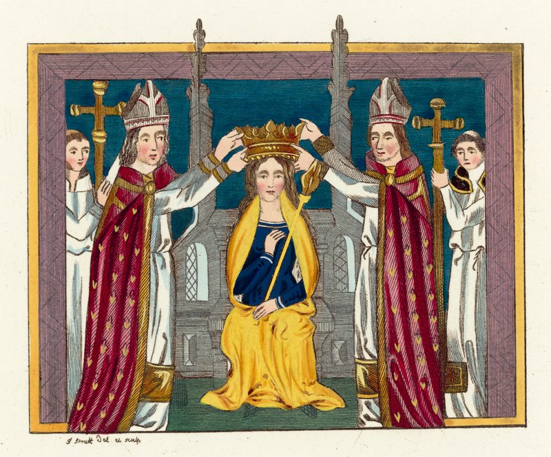 Incoronazione di Anna di Boemia da English School