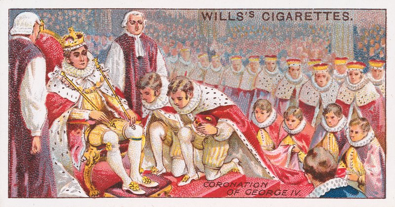 Incoronazione di Giorgio IV da English School
