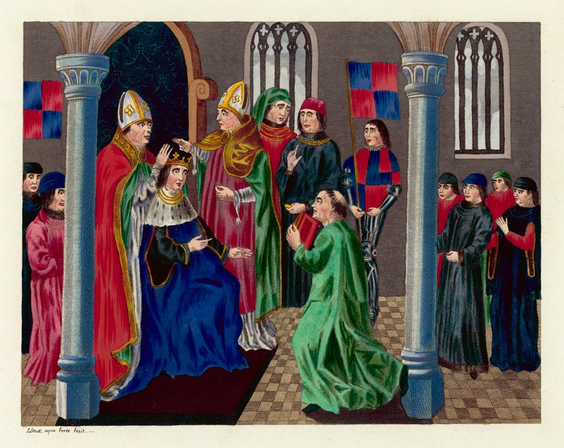 Incoronazione di Re Enrico IV da English School