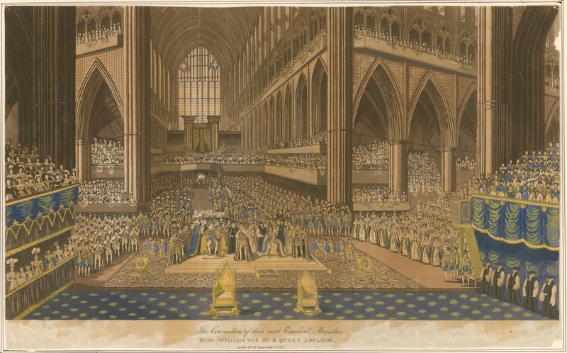 Incoronazione del Re Guglielmo IV e della Regina Adelaide l
