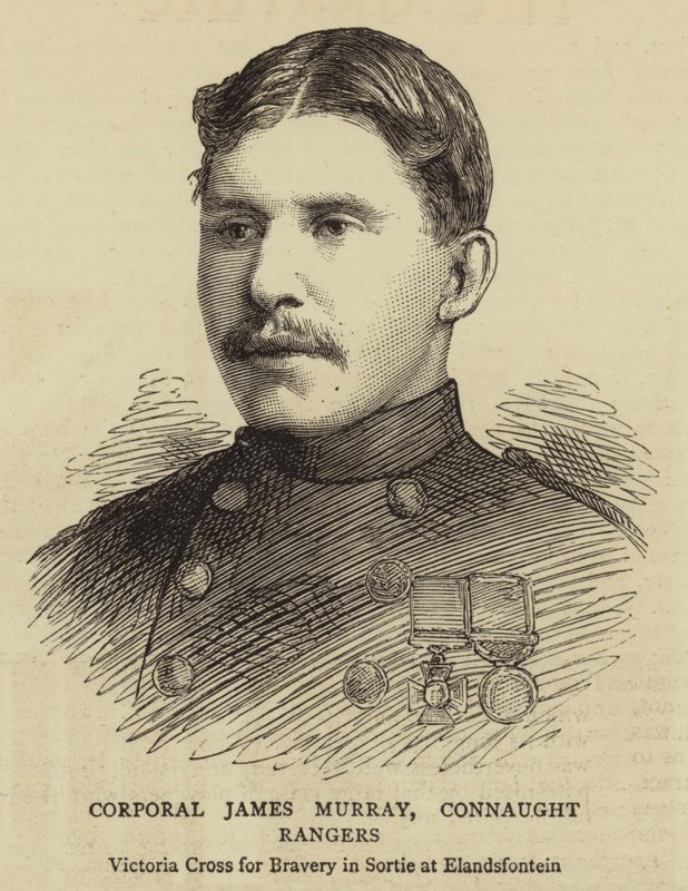 Caporale James Murray, Connaught Rangers (incisione) da English School