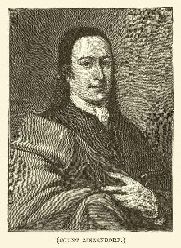 Conte Zinzendorf (incisione) da English School