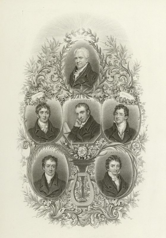Crabbe, Campbell, Wordsworth, Moore, Lamb, Irving da English School
