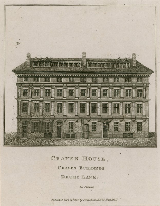 Craven House, Craven Buildings, Drury Lane, Londra da English School