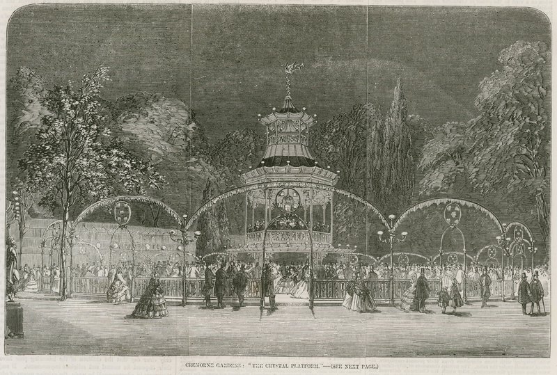 Cremorne Gardens, Londra: La Piattaforma di Cristallo da English School