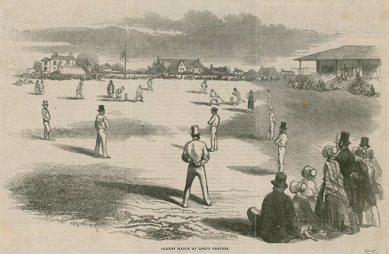 Partita di cricket al Lords Grounds da English School