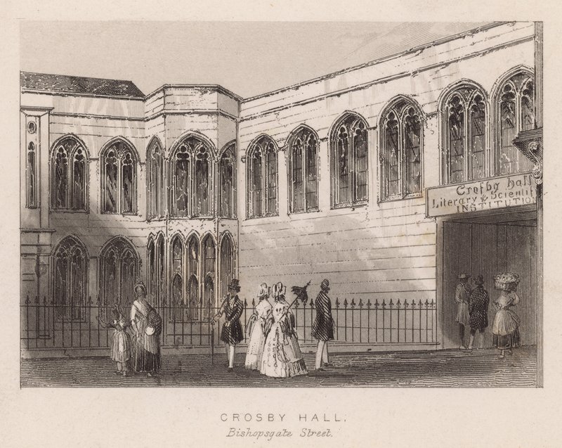 Crosby Hall, Bishopsgate Street, Londra da English School
