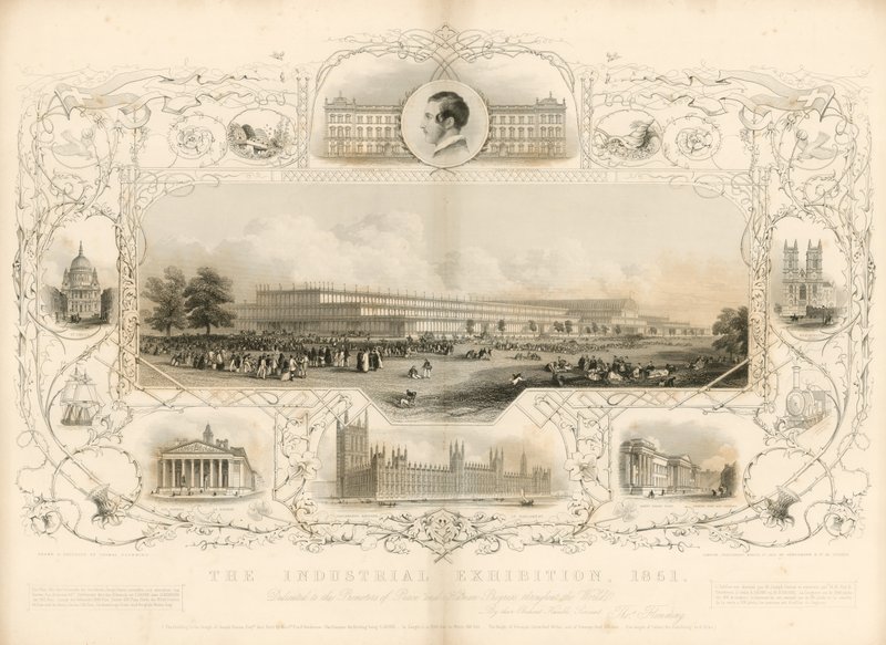 Crystal Palace; la Grande Esposizione del 1851 da English School