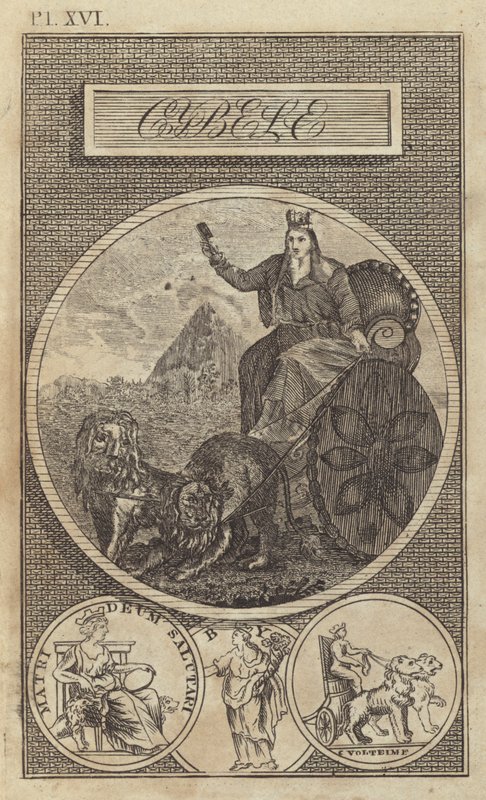 Cibele, dea della Terra anatolica, greca e romana antica da English School